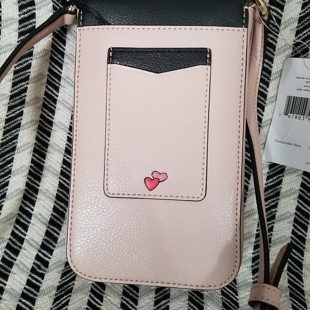 Kate Spade Minnie Mouse NS Phone Crossbody Vellum - Picture 7 of 11